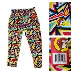 Buc-ee's Rare Ladies M Yellow & Red Legging Texas
